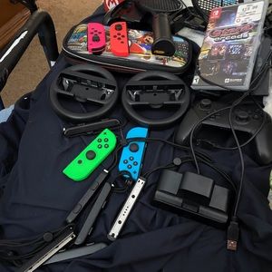 Different accessories for the Nintendo Switch